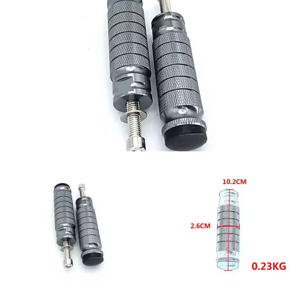 Silver chrome footlock