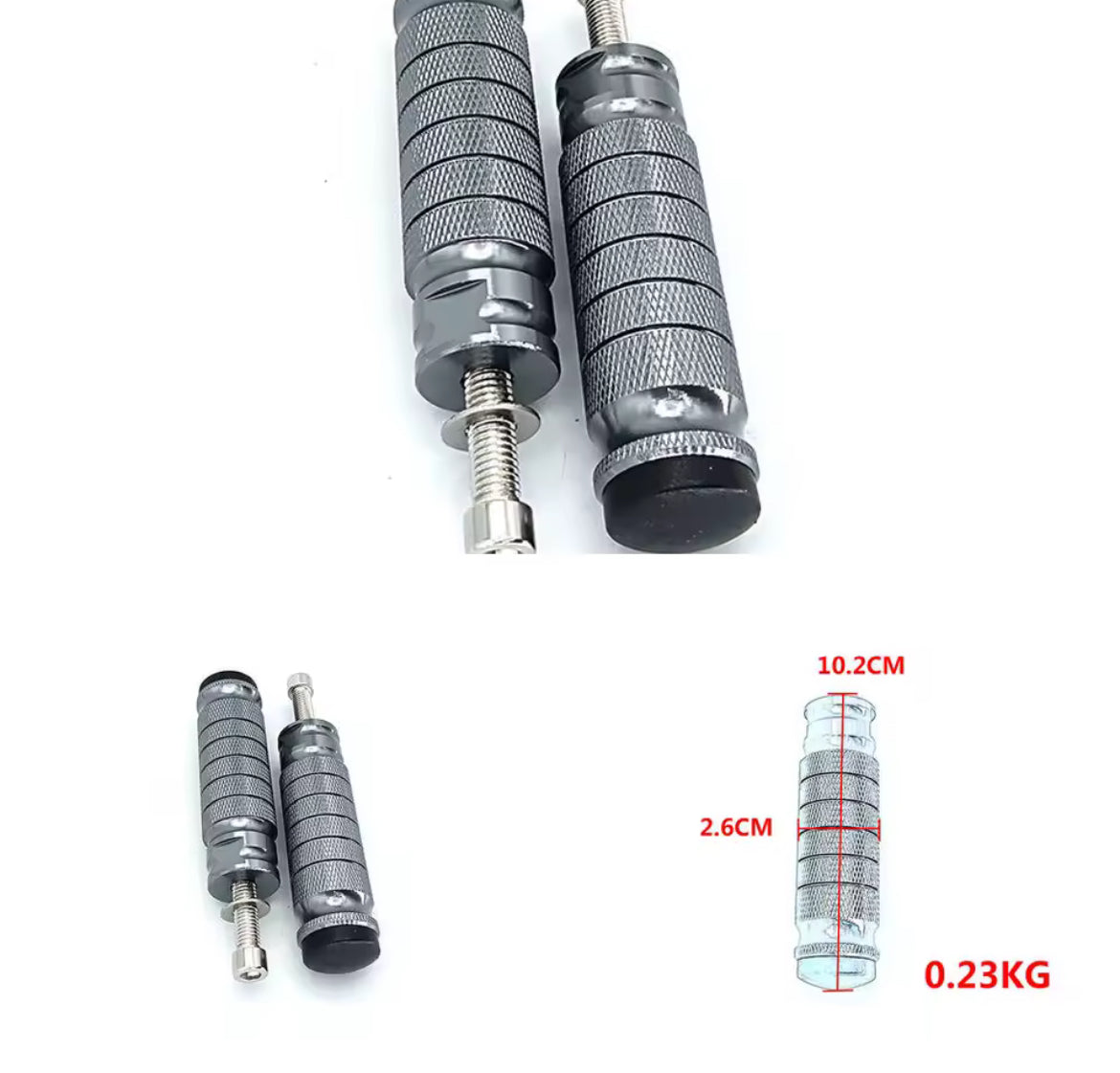 Silver chrome footlock