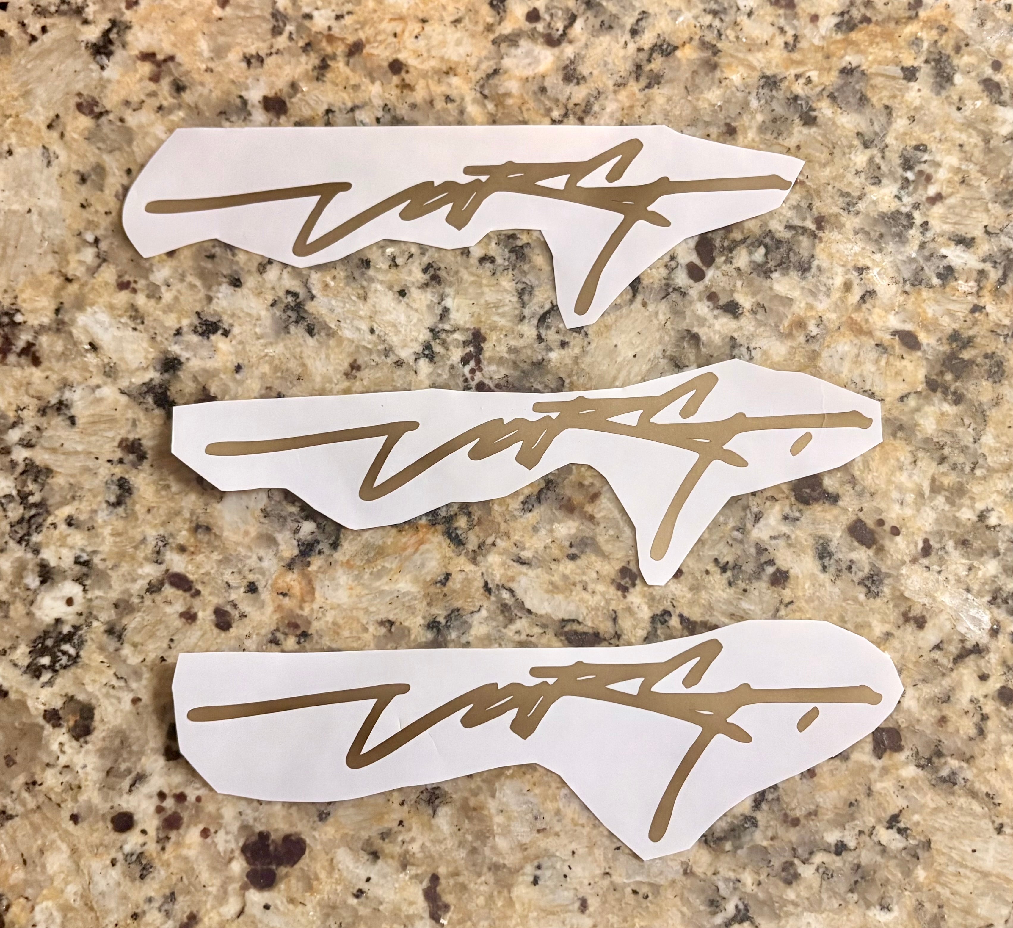 stark varg sticker gold